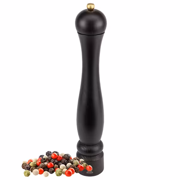 (3 stuks) PEUGEOT | CLERMONT - Pepermolen - Hout - Chocolade - Hoogte: 400mm