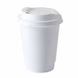 (500 pieces) Coffee to go paper cup - double walled - 300ml - 12 oz - Ø 90mm - white