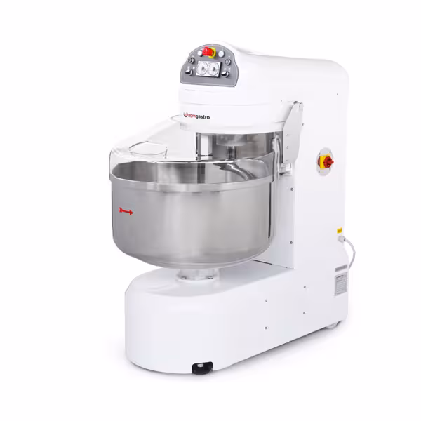 Spiralblandare - 188 l / 120 kg - 2 hastigheter - fast kittel - med timer - 400 V
