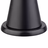 (4 unid) Candeeiro de mesa - CONE MINI - Ø130mm - Preto - recarregável sem fios - regulável em 3 níveis - IP54