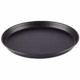 (6 Stück) Pizzablech - Blaublech - Ø 240mm - Höhe: 25mm