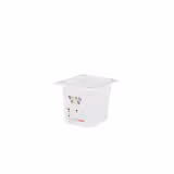 (6 pièces) CAMBRO | SafeTrak - Récipients en polypropylène GN 1/6 - laiteux - Hauteur : 150mm