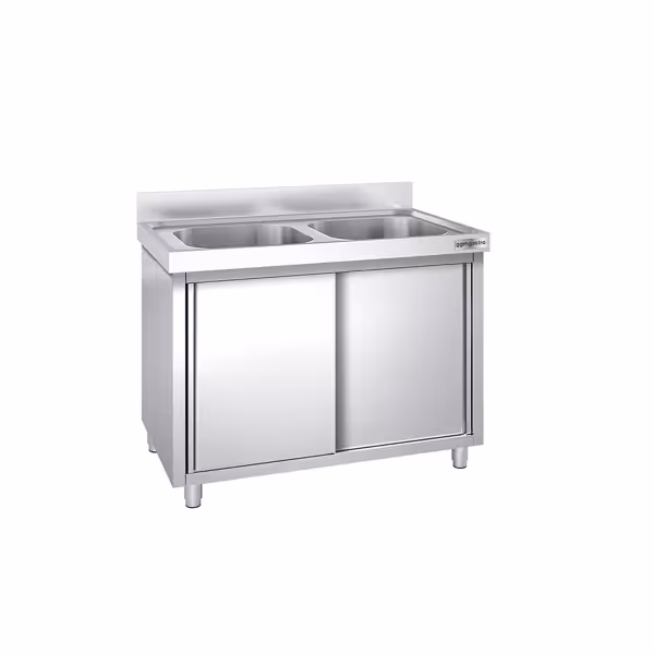 Mueble fregadero PREMIUM - 1200x700mm - con 2 lavabos en el centro