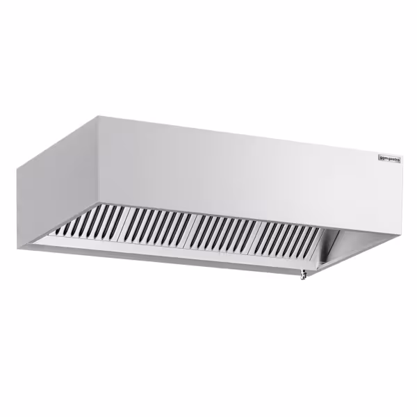 Induction box hood - 2000mm - with filter & light - without motor