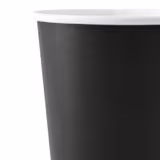 (1000 pieces) Paper cup - 200ml - 8 oz - Ø 80mm - Black