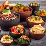 LEVANTE Dip Bowl – Stainless Steel - 50 ml - Ø 75 mm - Red - H 25 mm