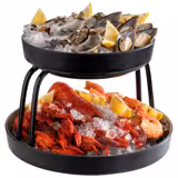 (6 db) Tál - FRIDA - melamin - szögletes - 255x255 mm - 2 részes, csepegtető betéttel, halmozható