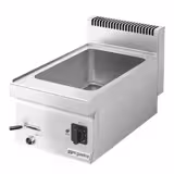Elektrische bain-marie - 1x GN 1/1 of 2x GN 1/2 - 1,2 kW - met aftapkraan