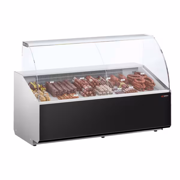 Serve Over Counter - 1881mm - black front - capacity 387 litres