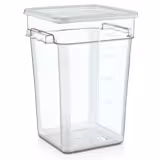Bac alimentaire avec couvercle - 20,8 litres