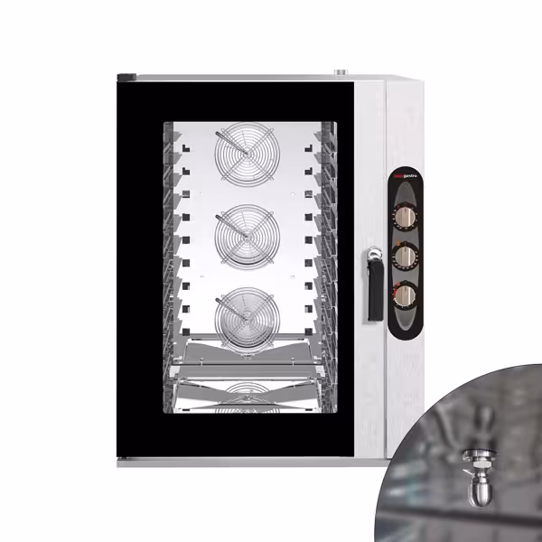 Elettrico - Forno combinato a vapore - Elettromeccanico - 12x GN 1/1