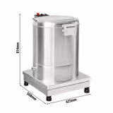 Sebze ve Salata Kurutma Makinesi - Tambur Hacmi 35L - 70kg/saat - 230V 1N/PE - 370W - 1400devir/dk (1400rpm) - AISI304 Paslanmaz Çelik - tahliye borusu dahil