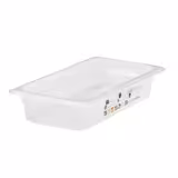 (6 Stück) CAMBRO | SafeTrak - Polypropylen-Behälter GN 1/3 - Milchig - Höhe: 65mm
