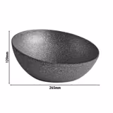 (6 db) Tál - FROSTFIRE - Alumínium - 1,9 literes - Ø 265mm - Szürke pöttyös szürke