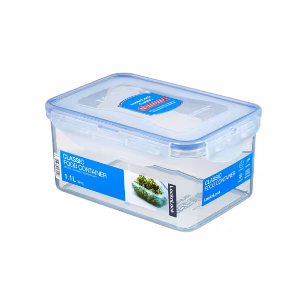(6 stuks) LocknLock | Multifunctionele box Classic - 1100ml - transparant
