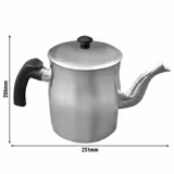 إبريق شاي لـ صانعة شاي كهربائية TKE13, TKE23 & TKE37 - 1 L - ستانلس ستيل، مع غطاء - 210x130x220mm