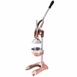 Heavy Duty Lever Citrus Press - Soft-Grip Handles - with 3 Perforated Plates - Bronze - Stainless Steel - Aluminium