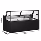 Serve Over Counter - 1955x910mm - double glazing - black front - LED lighting - capacity 254 litres