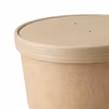 (300 pcs) Barquette réutilisable - operculable - Ronde - Brun