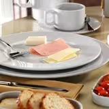 (12 pièces) PERA Blanc - Assiette - Plate - Ø 210 mm - Blanc