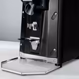 Commercial Coffee Grinder - 1.2 kg - Ø 83 mm flat grinding disc - automatic portafilter detection - Black