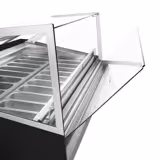 Eistheke IVY - 1606mm - Umluft - für 16x 5 Liter Eisbehälter - Schwarz