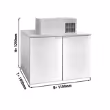 Keg Fridge with Condensing Unit - 4x50L Kegs - 1100x1000mm - Modular