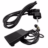 Automatische worstenvuller & churrosmachine - 15L - rvs - 90W - met voetpedaal - incl. 4 vulbuizen - incl. 3 churrosvormen