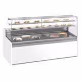 Kühl- & Kuchentheke - 2560mm - mit 2 Ablagen
