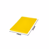 (6 pièces) CAMBRO | SafeTrak - Couvercle en polypropylène GN 1/3 - Jaune
