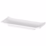 (6 stuks) Dienblad - ZEN - Melamine - 22,5x9,5cm - hoogte: 30mm - wit