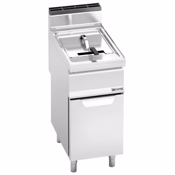 Gasfriteuse - 20 liter - 16,5 kW - mechanische bediening - met aftapkraan
