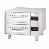 Meuble chauffant à tiroirs GN 1/1 - 2 tiroirs - 4kW - 824x578x680mm