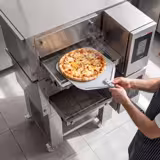 (2 قطع) فرن بيتزا سير غاز احترافي - 1030x1300mm - حتى 350°C - تحكم لمس - قابلة للتكديس - عرض السير: 400mm - شامل قاعدة الفرن و طقم عجلات