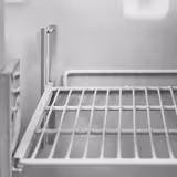Saladette / Pizzakühltisch PREMIUM - 0,9 x 0,7 m - mit 2 Türen & Aufkantung