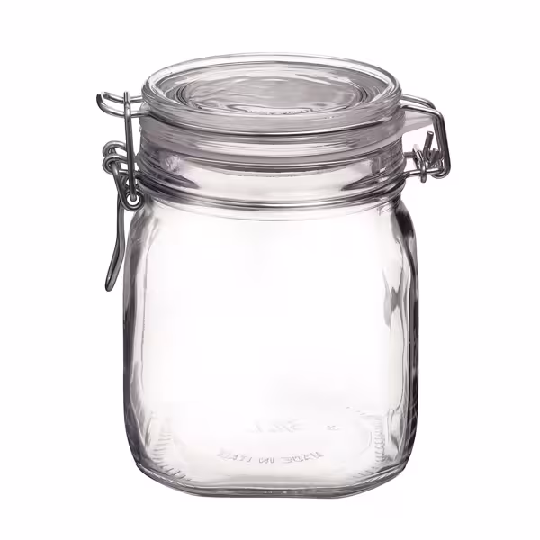 (6 pcs) Bormioli Rocco | Clip Top Preserve Jar - DUBLIN - 750ml - with Clip Top Lid