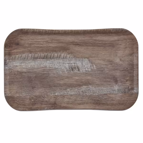 (12 Stück) CAMBRO | CENTURY™ - Fiberglas Tablett - GN 1/1 - Holzoptik Eiche dunkel - glatt
