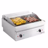Commercial Electric Chargrill Water Direct Grill - 8.75kW - Countertop - 700mm Deep - 2 Burners - Tilting Grill Grid