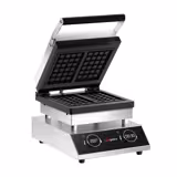 Waffle iron - Single - Digital - 1.6 kW - Shape: 2 Brussels waffles
