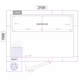 Regalset Aluminium - Bautiefe: 460mm - Tragkraft: 600 kg