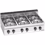 Gasfornuis – tafelmodel - 33,5kW - 6 branders