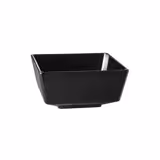 (6 adet) Kase - FLOAT - Melamin - 0,16L - köşeli - 90x90mm - Derinlik:45mm - Siyah