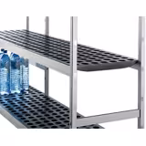 Kit rayonnage en aluminium - En U - Profondeur:360mm - Capacité de charge:600kg