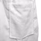 (12 pcs) Bathrobe with Shawl Collar - Size: M - White - Velour Outer/Towelling Inner