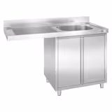 Lavello armadiato con vano lavastoviglie - 1400x600mm - con 1 vasca a destra