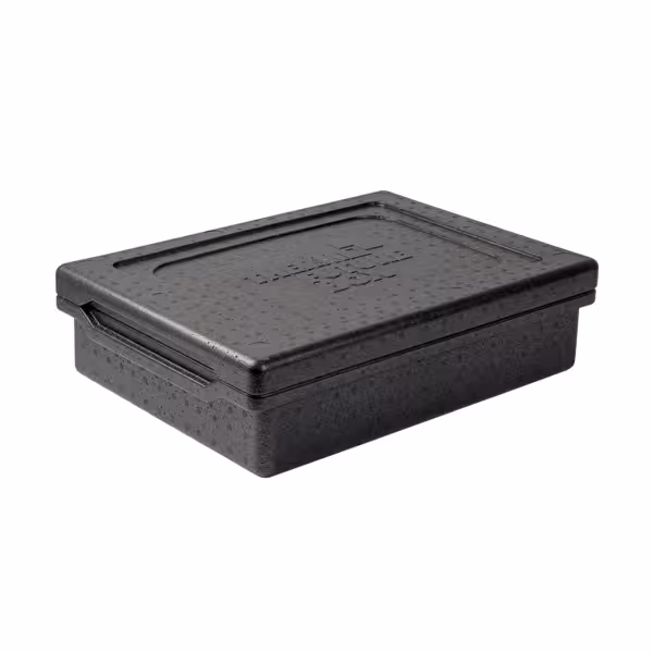 (8 stuks) THERMO FUTURE BOX | Thermobox TAKE AWAY - 10 liter - Zwart