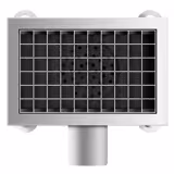 Scurgere de podea din oțel inoxidabil - 300x200mm - design plat și scurgere laterală - Ø 70mm