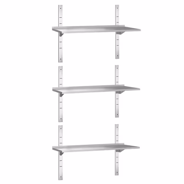 3-laags RVS wandplank PREMIUM - 1400x400mm