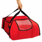 Mala térmica para pizzas - para 5 caixas de pizza 43x43cm - Vermelho