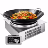 Inductiewokplaat - 3,5kW - 1 kookzone - Ø 460mm - incl. wok